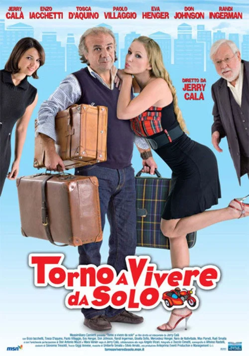 Movie poster for Torno a vivere da solo (2008)