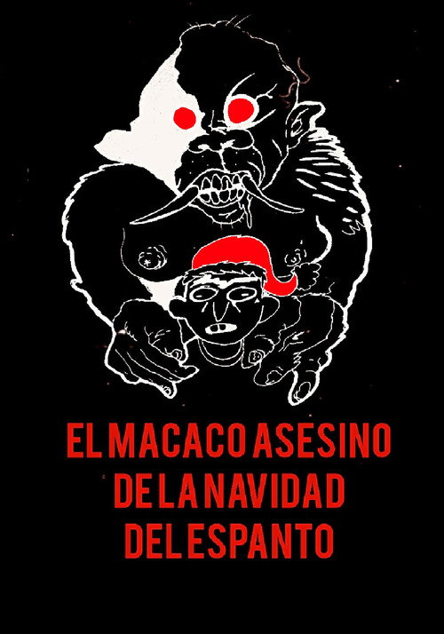 Movie poster for The Creepy Christmas Killer Macaque (2022)