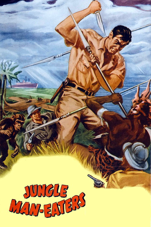 Movie poster for Jungle Man-Eaters (1954)