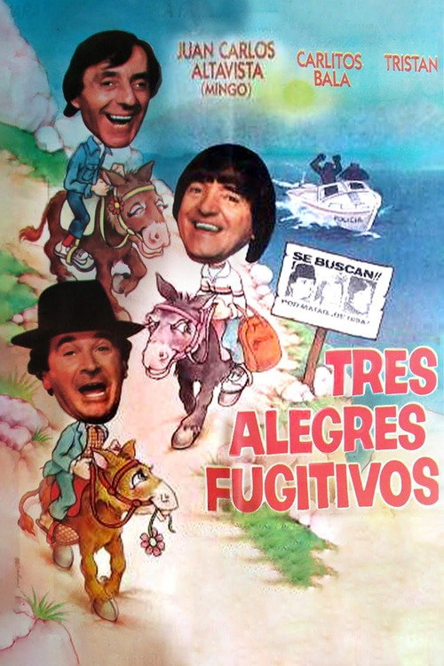 Movie poster for Tres alegres fugitivos (1988)
