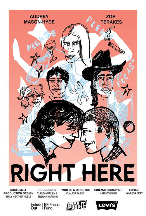 Movie poster for Right Here (2022)