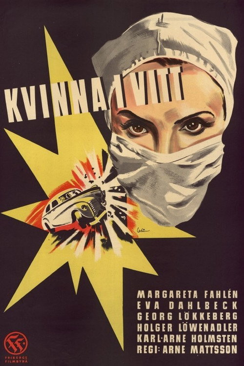 Movie poster for Kvinna i vitt (1949)