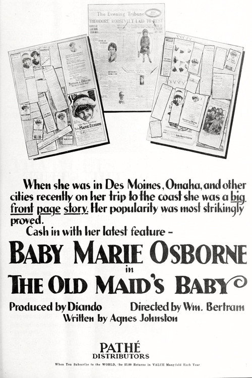 Movie poster for The Old Maid's Baby (1919)
