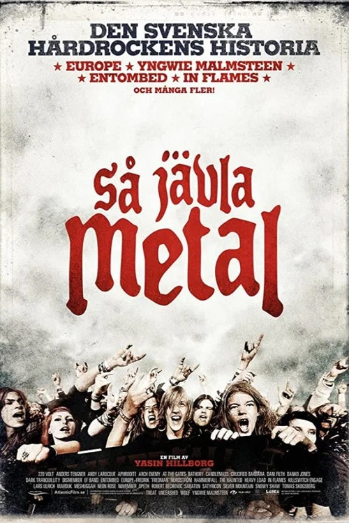 Movie poster for Så jävla metal (2011)