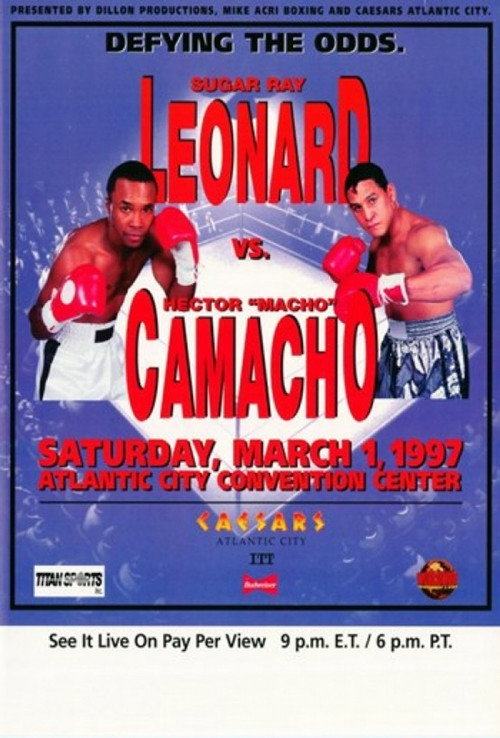 Movie poster for Sugar Ray Leonard vs Hector Camacho (1997)