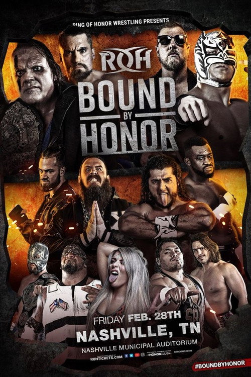 Movie poster for ROH: Bound By Honor (2020)