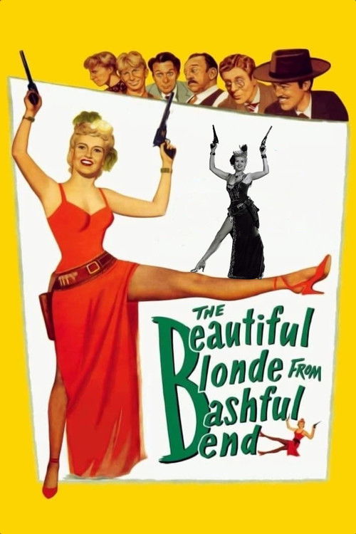 Movie poster for The Beautiful Blonde from Bashful Bend (1949)