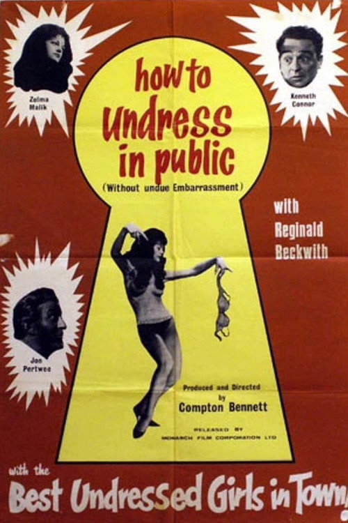 Movie poster for How to Undress in Public Without Undue Embarrassment (1965)