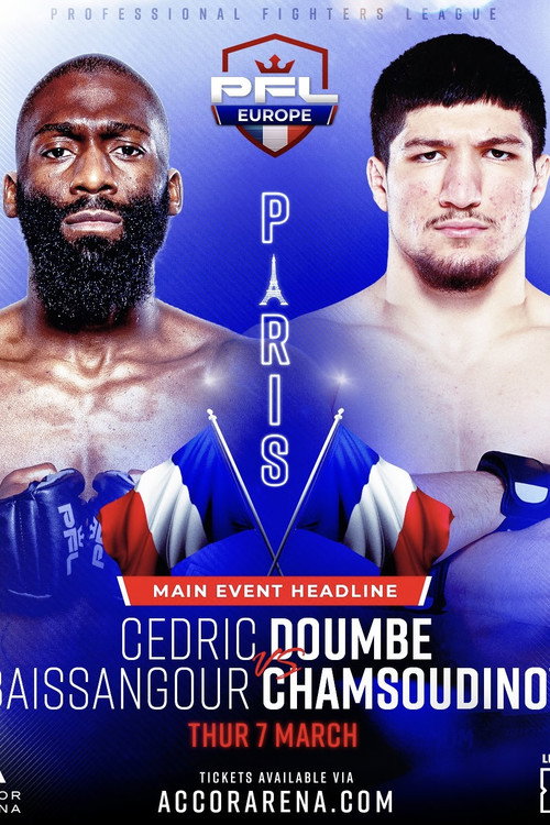 Movie poster for PFL 2024 Europe #1: Regular Season - Doumbé vs. Chamsoudinov (2024)