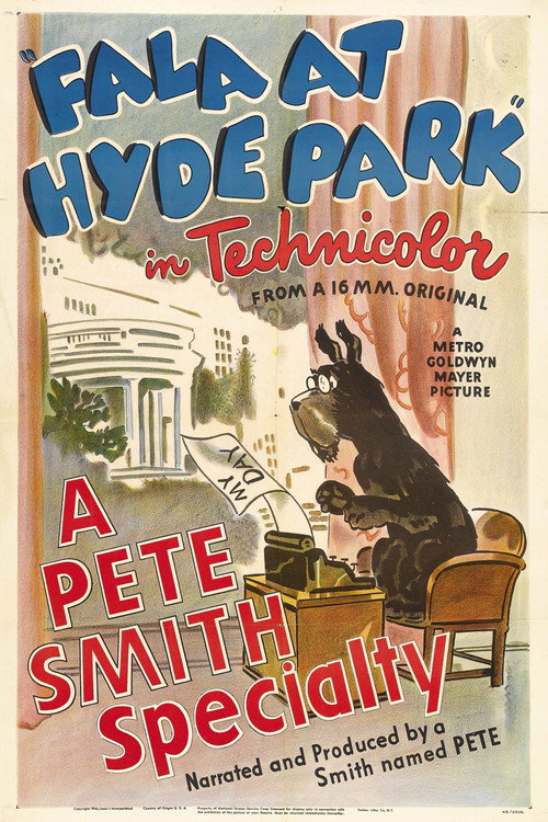 Movie poster for Fala at Hyde Park (1946)