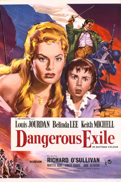 Movie poster for Dangerous Exile (1957)