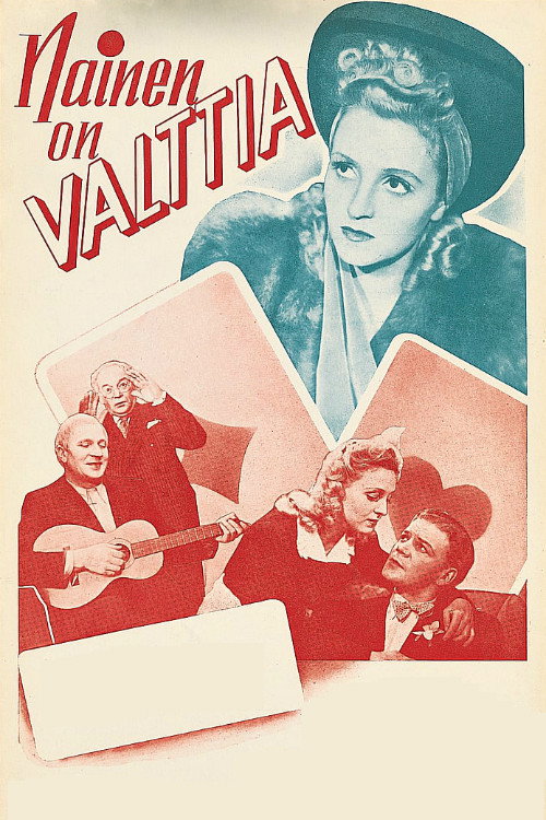 Movie poster for Nainen on valttia (1944)