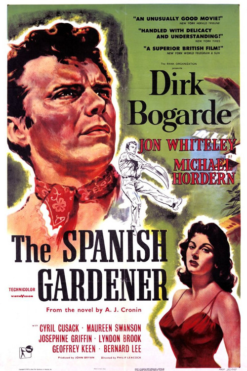 Movie poster for The Spanish Gardener (1956)