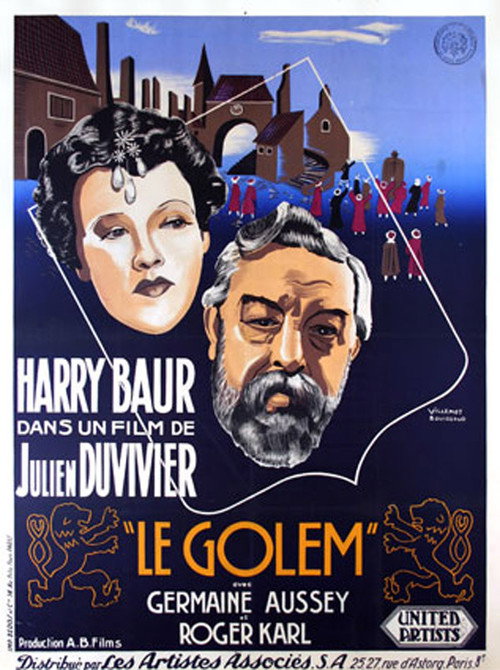 Movie poster for The Golem (1936)