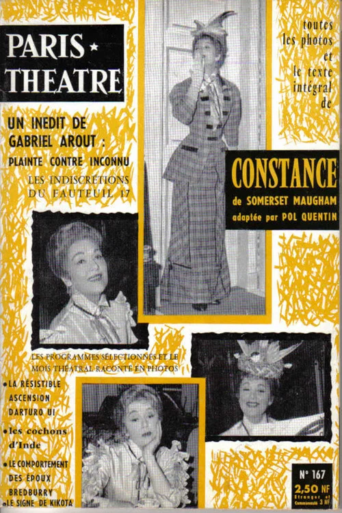 Movie poster for Constance (1969)