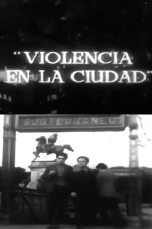 Movie poster for Violencia en la ciudad (1957)