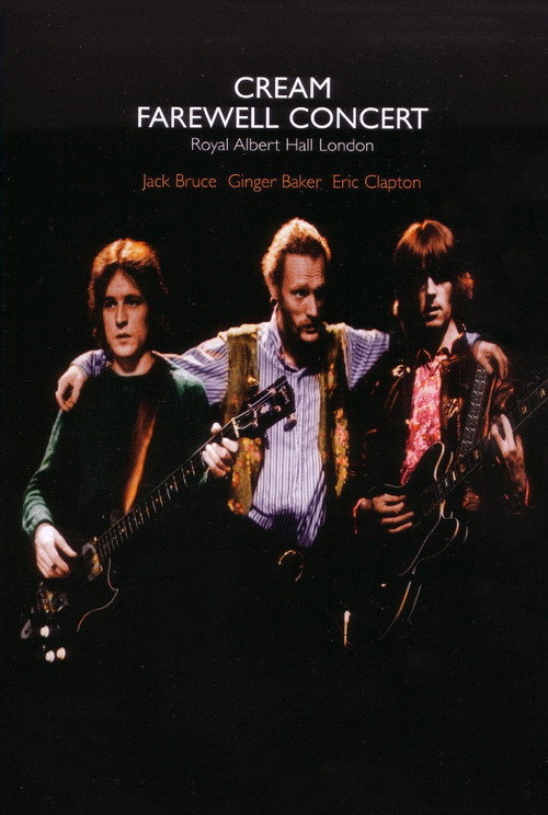 Movie poster for Cream: Farewell Concert (1969)