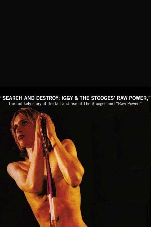 Movie poster for Search and Destroy: Iggy & The Stooges' Raw Power (2010)