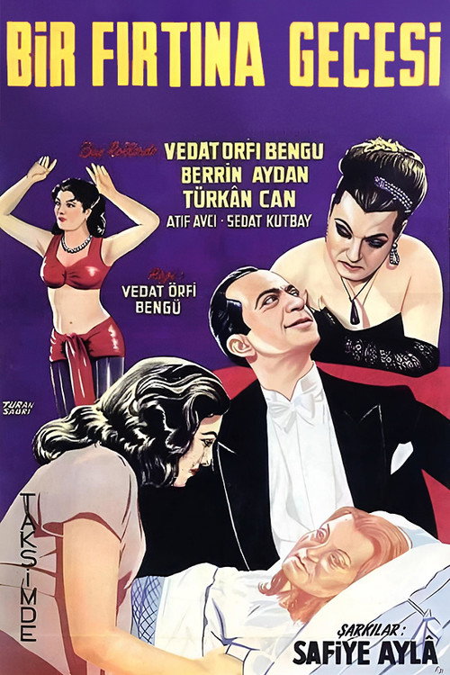 Movie poster for Bir Fırtına Gecesi (1950)