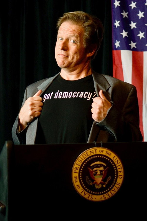 Movie poster for Jimmy Tingle: : The "Radical" Middle- Why Would A Comedian Run For Office? (2024)