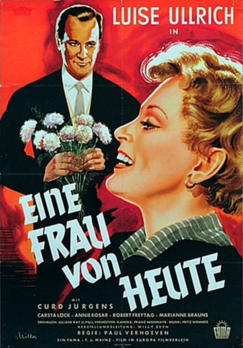 Movie poster for Eine Frau von heute (1954)