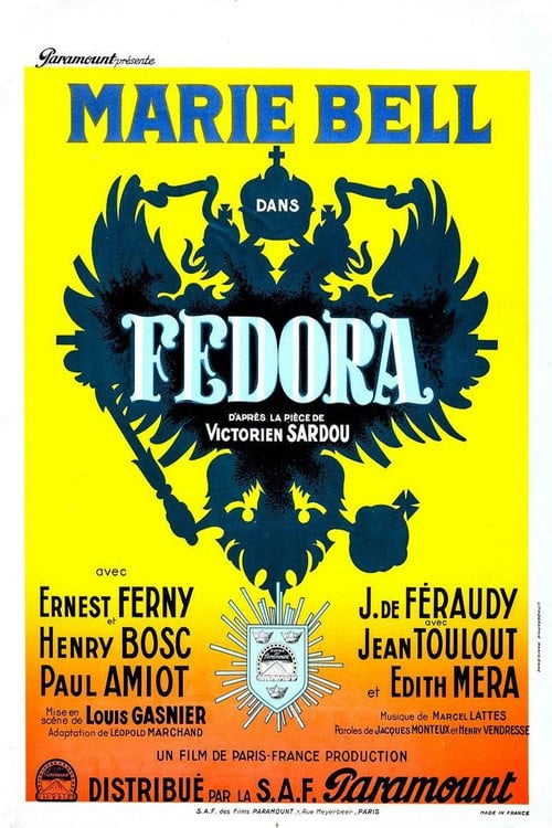 Movie poster for Fedora (1934)