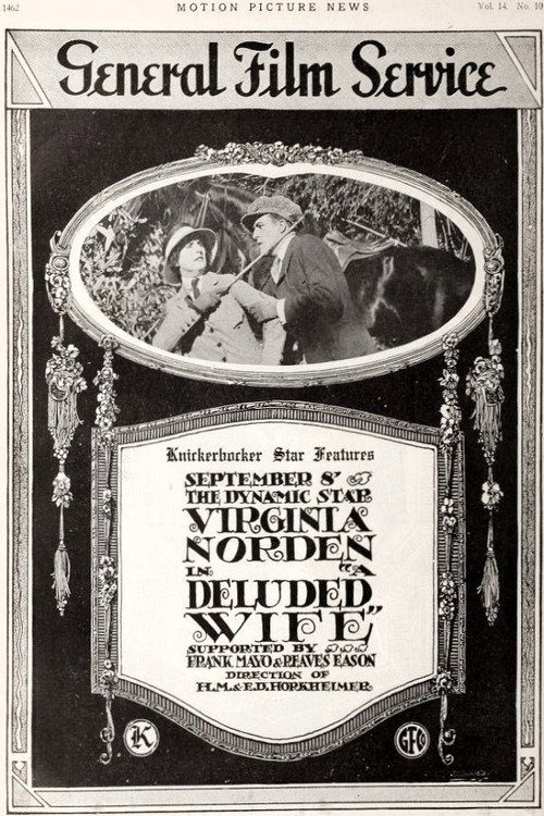 Movie poster for The Deluded Wife (1916)