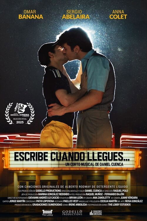 Movie poster for Escribe cuando llegues... (2025)