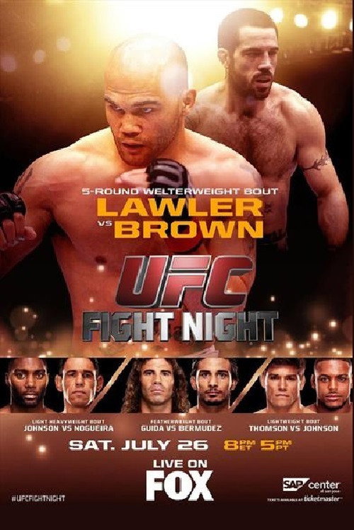 Movie poster for UFC on Fox 12: Lawler vs. Brown (2014)