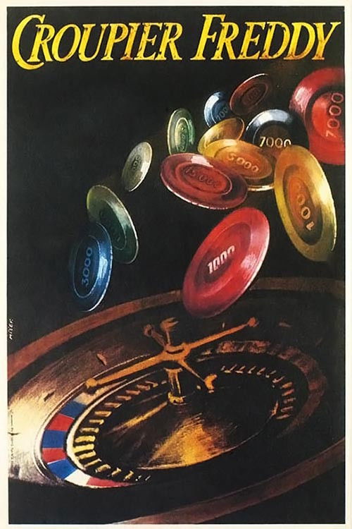 Movie poster for Fredy el croupier (1982)