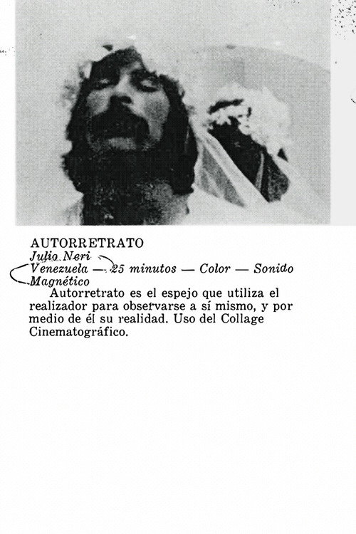 Movie poster for Autorretrato (1976)