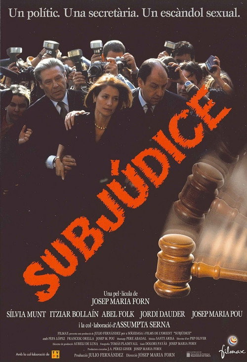 Movie poster for Subjúdice (1998)