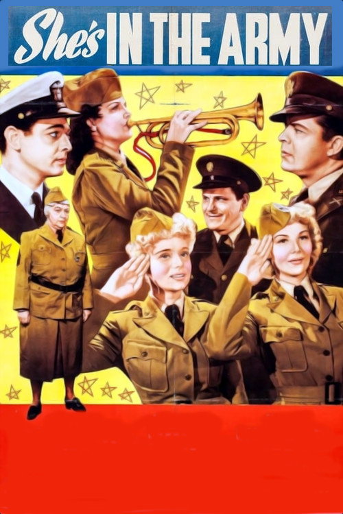 Movie poster for She's in the Army (1942)