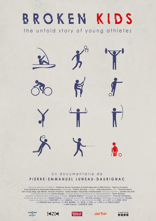 Movie poster for Broken Kids: The Untold Story of Young Athletes (2024)