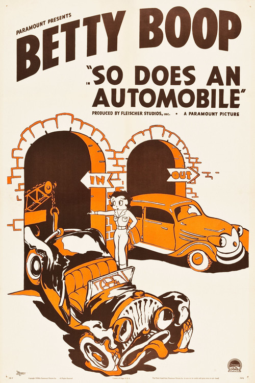 Movie poster for So Does an Automobile (1939)