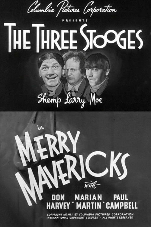 Movie poster for Merry Mavericks (1951)