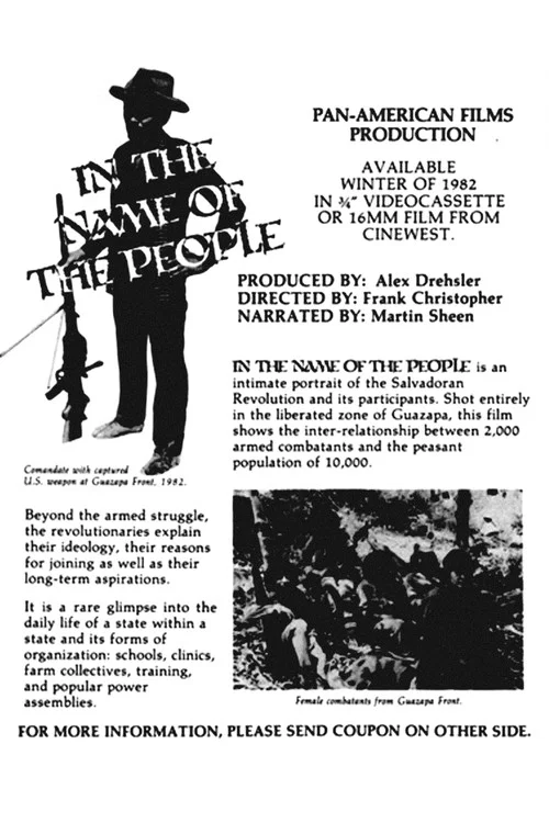 Movie poster for In the Name of the People (1985)