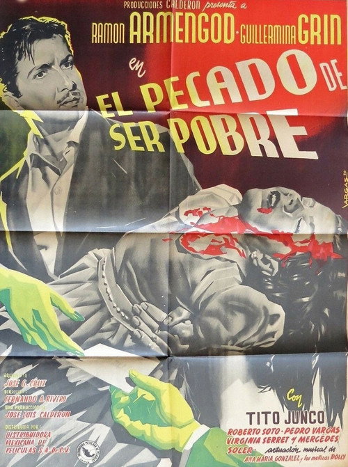 Movie poster for El pecado de ser pobre (1950)