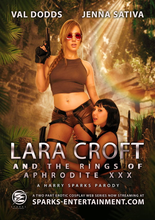 Movie poster for Lara Croft XXX: A Harry Sparks Parody (2022)