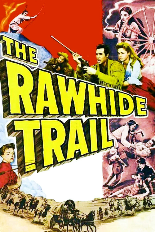 Movie poster for The Rawhide Trail (1958)