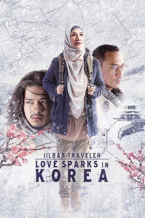 Movie poster for Jilbab Traveler: Love Sparks in Korea (2016)