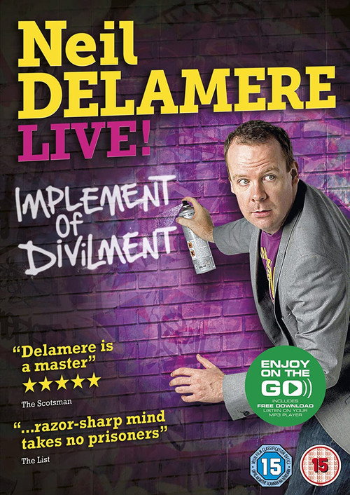 Movie poster for Neil Delamere: Implement of Divilment (2011)