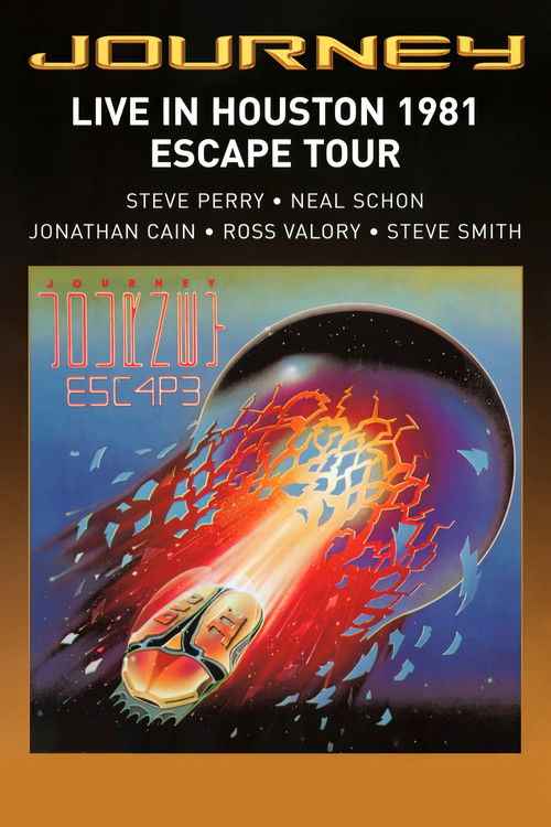 Movie poster for Journey: Live in Houston 1981 - The Escape Tour (1981)