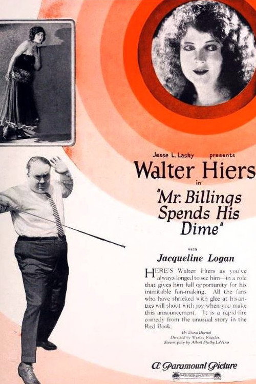 Movie poster for Mr. Billings Spends His Dime (1923)