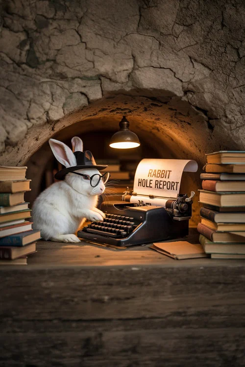 Series poster for Rabbit Hole Report (2025)