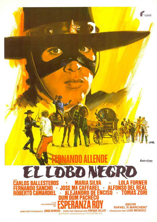 Movie poster for The Black Wolf (1981)
