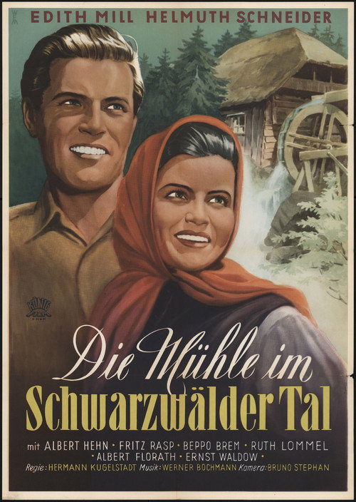 Movie poster for Die Mühle im Schwarzwäldertal (1953)