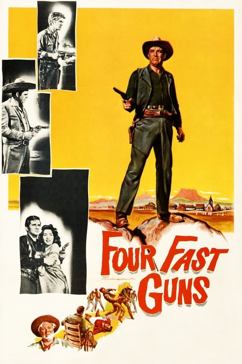 Movie poster for Four Fast Guns (1960)