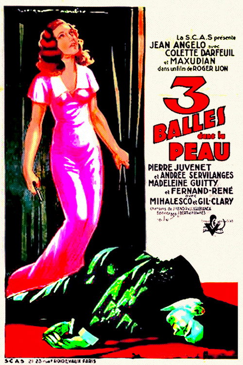 Movie poster for Trois Balles Dans La Peau (1934)
