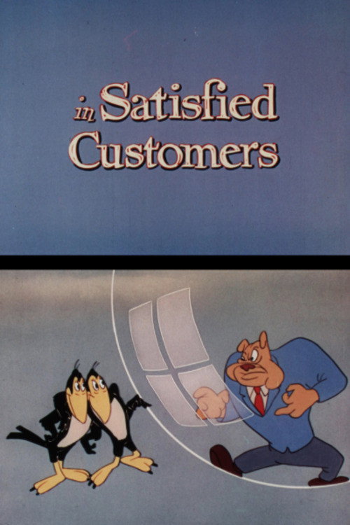 Movie poster for Satisfied Customers (1954)